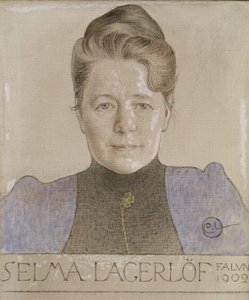 Selma Lagerlof, 1902 autorstwa Carl Larsson