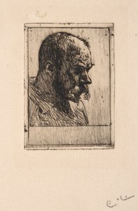 Autoportret w bluzie malarskiej autorstwa Carl Larsson