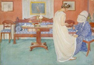 Druhna, 1908. autorstwa Carl Larsson