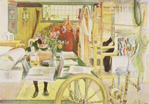 Pracownia, wyd. w „Last Licht Hinten” („Wpuśćmy więcej światła”), 1909 autorstwa Carl Larsson