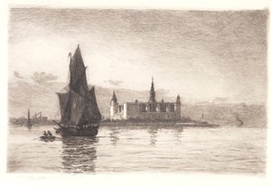 Wieczór w Kronborg autorstwa Carl Locher