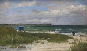 Krajobraz przybrzeżny. Hornbæk