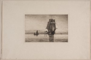 Cichy wieczór na Morzu Północnym autorstwa Carl Locher