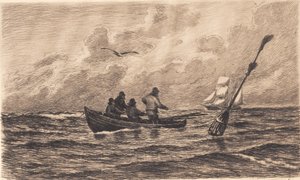 Na południowo-wschodnim wybrzeżu Skagen autorstwa Carl Locher