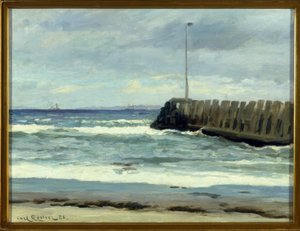 Na plaży autorstwa Carl Ludvig Locher