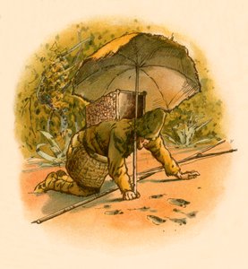 Robinson Crusoe widzi odciski stóp