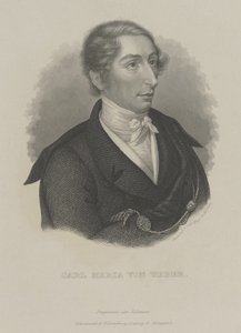 Carl Maria von Weber 1786-1826, ok. 1930 r. 1840
