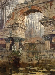 Rzymskie ruiny w Schönbrunn
