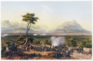 Zdobycie Monterey, z Wojny między Stanami Zjednoczonymi a Meksykiem, wyd. 1851 (litografia kolorowa)