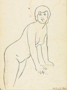 Kobieta nago autorstwa Carl Newman