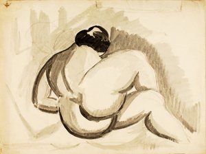 Kobieta nago autorstwa Carl Newman