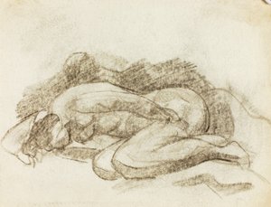 Kobieta nago leżąca autorstwa Carl Newman
