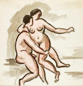 Akt męski i żeński autorstwa Carl Newman