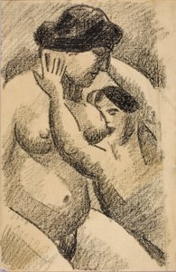 Matka i dziecko autorstwa Carl Newman