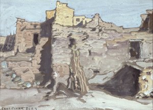 Walpi (tempera na papierze) autorstwa Carl Oscar Borg