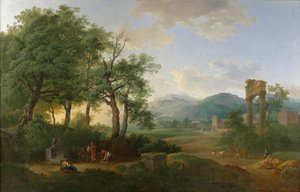 Arkadyjski krajobraz autorstwa Carl Philipp Schallhas