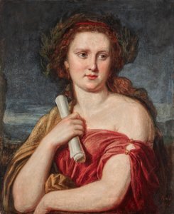 Portret młodej damy (Anna von Lieben?) autorstwa Carl Rahl