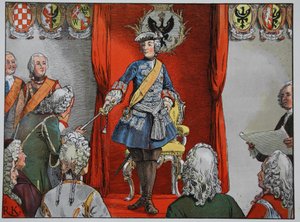 Hołd dóbr śląskich, 17 listopada 1741 autorstwa Carl Röchling