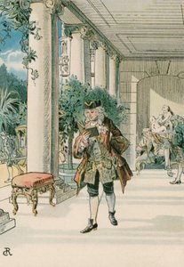 Fryderyka Wielkiego (1712-1786) w Rheinberg autorstwa Carl Rohling