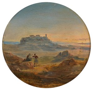 Akropol w Atenach autorstwa Carl Rottmann