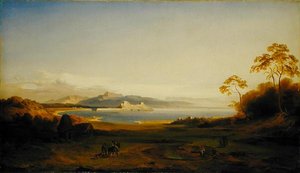 Zatoka i port na Korfu, ok. 1842 r.