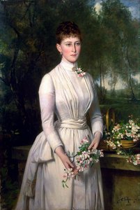Portret wielkiej księżnej Elizavety Fiodorovnej, 1864–1918, 1885. autorstwa Carl Rudolph Sohn