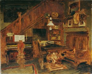 Pracownia artysty w Wenecji autorstwa Carl Schuch