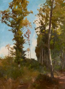 Polana leśna w pobliżu Purkersdorf autorstwa Carl Schuch