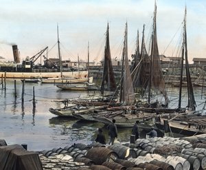 Port, Charente-Maritime, Francja (zdjęcie ilustracyjne) autorstwa Carl Simon