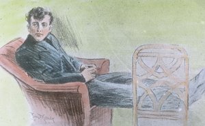 Dziewiczy rejs Titanica 1912, obraz prawdopodobnie przedstawiający Harolda Bride