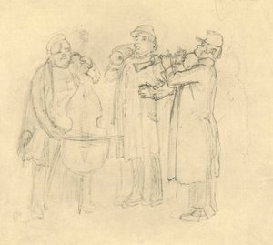 Bettelmusikanten, połowa końca XIX wieku, ok. 1924. autorstwa Carl Spitzweg
