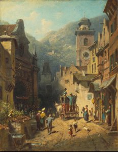 Wizyta przywódcy kraju autorstwa Carl Spitzweg