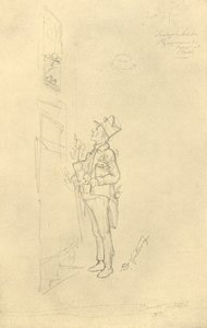 Der Gratulant, połowa końca XIX wieku, ok. 1924. autorstwa Carl Spitzweg