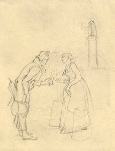 Nieśmiały Zalotnik, połowa końca XIX w., ok. 1924. autorstwa Carl Spitzweg