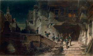 Scharwache autorstwa Carl Spitzweg