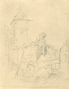 Die Schildwache, połowa końca XIX w., ok. 1924. autorstwa Carl Spitzweg