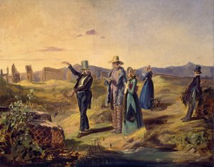 Anglicy w Kampanii Rzymskiej autorstwa Carl Spitzweg