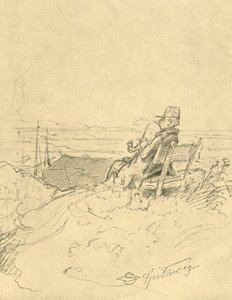 Po pracy dobry odpoczynek, połowa końca XIX wieku, ok. 1924. autorstwa Carl Spitzweg