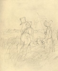 Sonntagsspaziergang, połowa końca XIX wieku, ok. 1924. autorstwa Carl Spitzweg