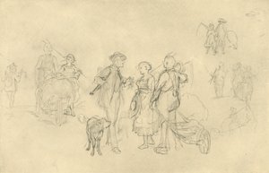 Verabredetes Rendezvous, połowa końca XIX wieku, ok. 1924. autorstwa Carl Spitzweg