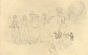 Verschiedene Typn, połowa końca XIX wieku, ok. 1924. autorstwa Carl Spitzweg