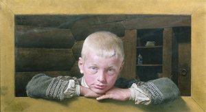 Setesdal chłopiec autorstwa Carl Sundt Hansen
