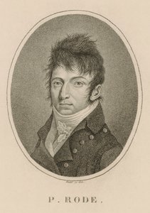 Portret kompozytora Pierre Jacques Joseph Rode 1774-1830, 1813.