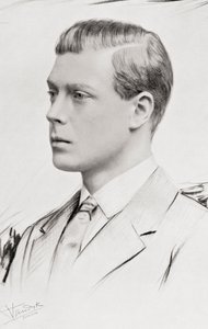 Książę Edward, przyszły Edward VIII, późniejszy książę Windsoru