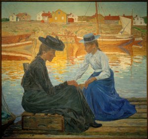 Zatoka autorstwa Carl Wilhelm Wilhelmson