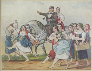 Właściciel i jego harem, lata 1830-1840.