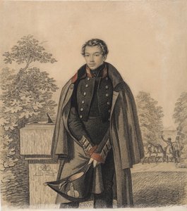 Portret A.W. Raevsky, początek lat 20. XIX wieku. autorstwa Carl von Hampeln