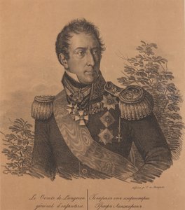 Portret hrabiego Alexandre Andrault de Langeron 1763-1831, 1820.
