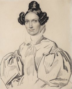 Portret Olgi Nikołajewnej Tałyzyny, z domu Zubowa 1803-1882, początek lat 30. XIX wieku. autorstwa Carl von Hampeln