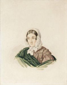 Portret Tatiany Pietrownej Lwowej 1789-1848, z domu Połtorackiej, lata 30. XIX wieku.